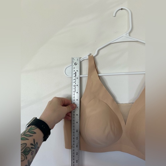 Knix Revolution Shadow Mesh Bra Warm Sand Size XXL+ - Picture 3 of 8